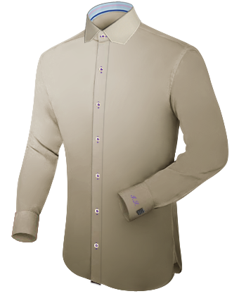 Toronto Custom Dress Shirts with Modern Collar