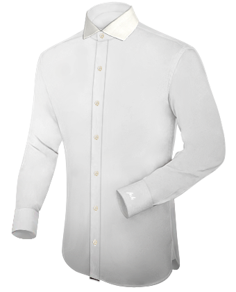 Wrinkle Proof Custom Shirt with Italian Collar 1 Button