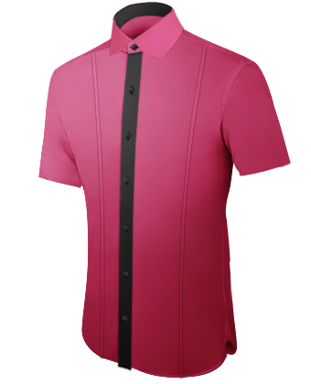 Bespoke Buttons London with Modern Collar