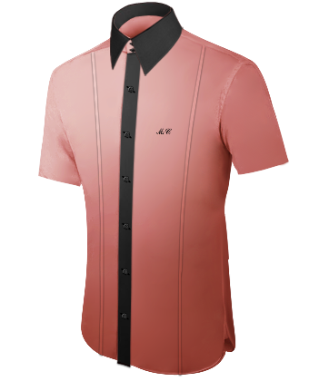 Bespoke Mens Shirt with French Collar 2 Button