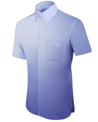 Mens Bespoke Shirts with French Collar 1 Button