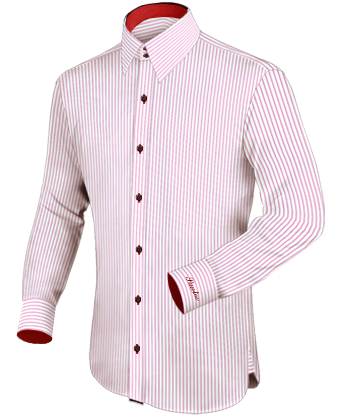 Customize Shirt Tailor with French Collar 2 Button