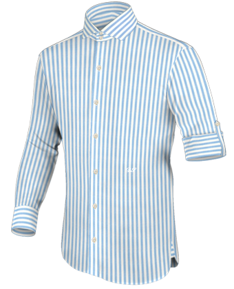 18 Inch Neck Shirts with Italian Collar 2 Button