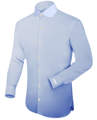 18.5 Inch Collar Dress Shirt with English Collar
