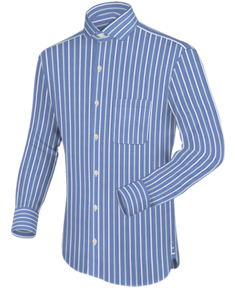 19.5 Collar Shirts with Italian Collar 1 Button