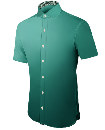 20 Inch Neck Shirts with Italian Collar 1 Button