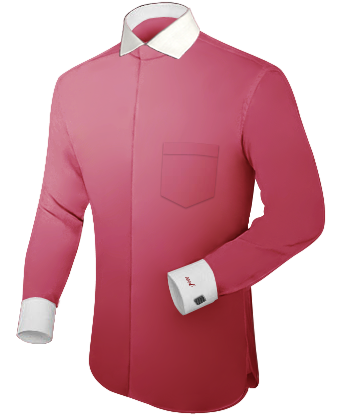 36 37 Sleeve Length Dress Shirts with Italian Collar 2 Button