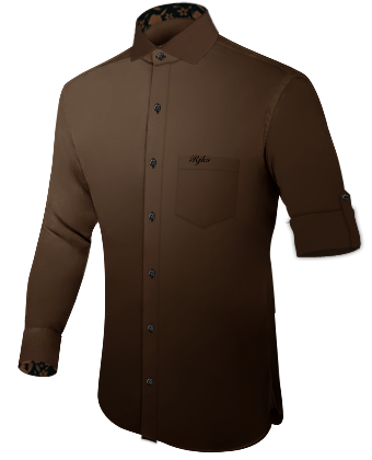 Arizona Button Down White Shirts with Italian Collar 1 Button