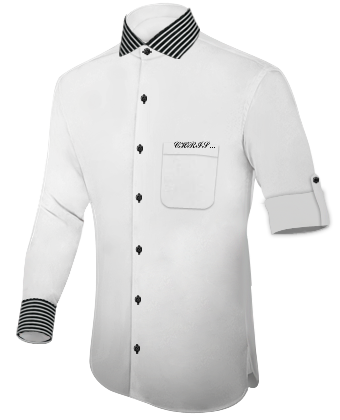 Best Fitted Shirts with Italian Collar 1 Button