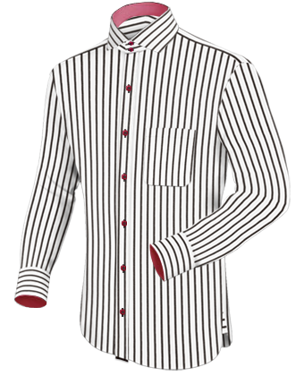 Buy Formal Cotton Shirts Online Usa with Italian Collar 2 Button