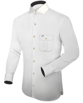 Buy Shirts Online In Italy with Italian Collar 2 Button