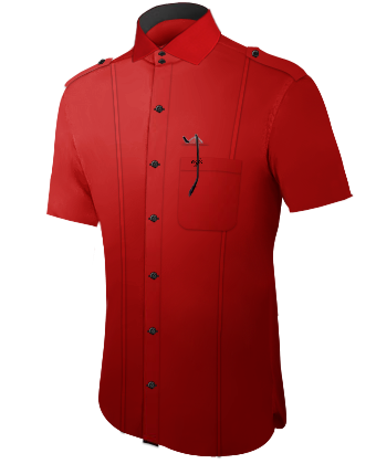 Cheap Designer Mens Cotton Shirts with Italian Collar 2 Button