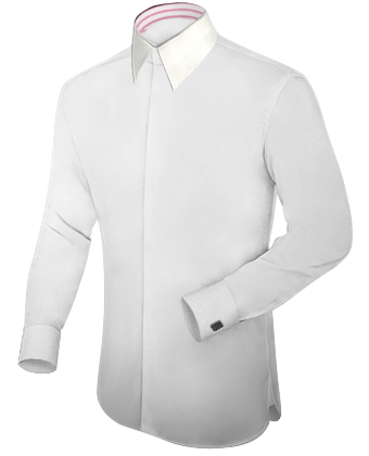 Cheap Good Quality Shirts with French Collar 1 Button
