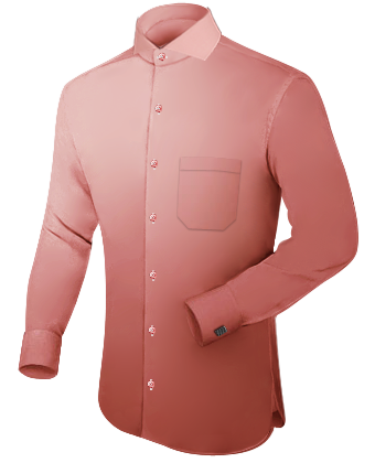 Cheap Wedding Shirt with Cut Away 1 Button
