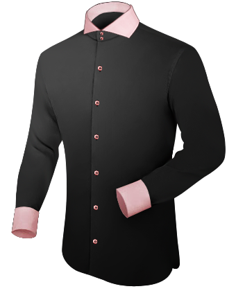 Clipped Collar Shirts with Cut Away 2 Button