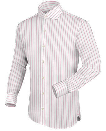 Collar Pin Shirt with English Collar