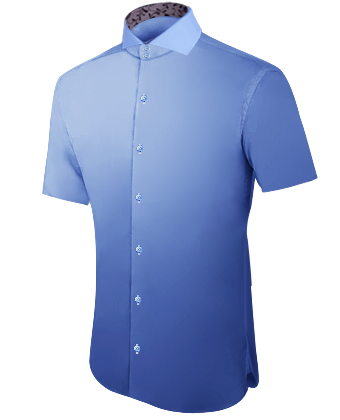 Cornflower Blue Dress Shirts with Cut Away 2 Button