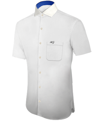 Create Dress Shirt with Italian Collar 1 Button