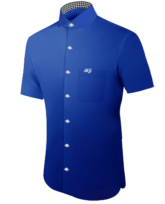 Create Tuxedo Shirt with Italian Collar 1 Button