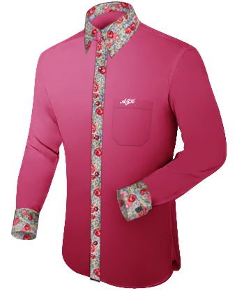 Design Dress Shirts with French Collar 2 Button