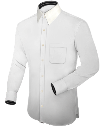 Design For Men Shirt with French Collar 2 Button