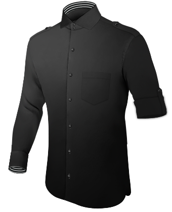 Design Your Own Dress Shirt with Italian Collar 2 Button