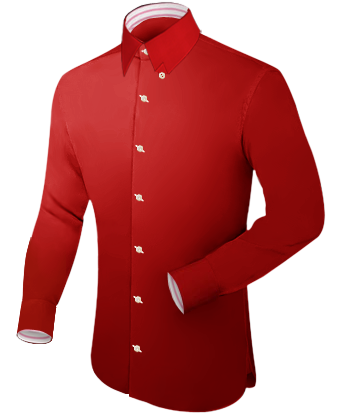 Detailed Shirts with Hidden Button