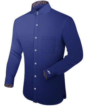 Venetian White Shirt with Italian Collar 2 Button