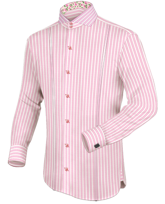 Discount Shirts For Men with Cut Away 2 Button