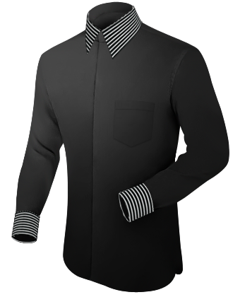 Double Cuff Shirts 21inch with French Collar 2 Button