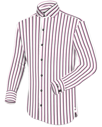 Dress Shirt 17 36 37 with Italian Collar 1 Button