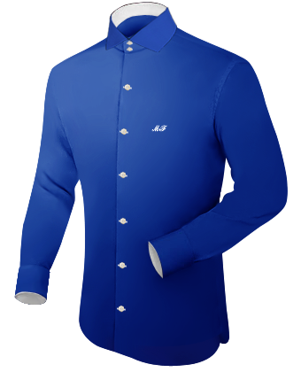 Dress Shirt 17 X 31 with Italian Collar 2 Button