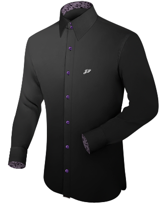 Dress Shirt 19 Fitted with French Collar 2 Button