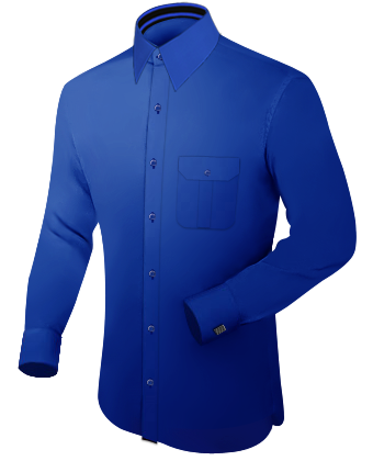 Dress Shirt Collars with French Collar 1 Button