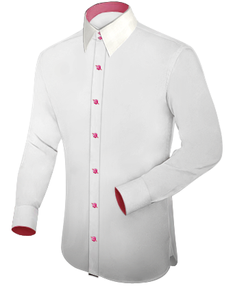 Dress Shirt Design Clothing with French Collar 2 Button