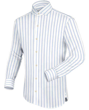Dress Shirt In 16 Neck And 36 37 Sleeve with Italian Collar 1 Button
