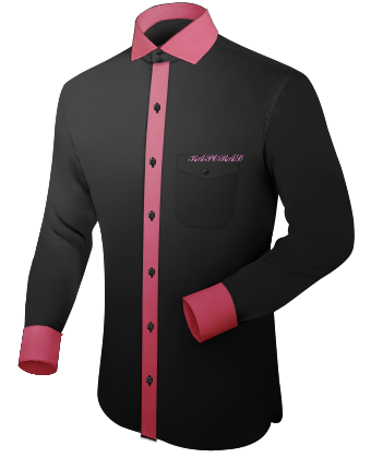 Dress Shirt Size 19 32 34 with Italian Collar 2 Button