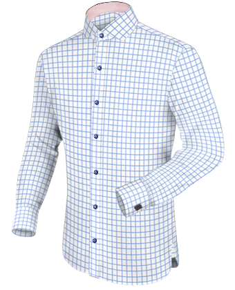Dress Shirt Taylor Md with Italian Collar 1 Button