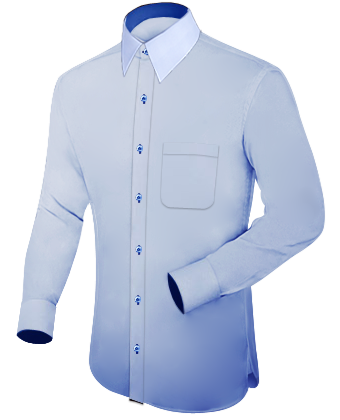 Dress Shirt Xxxl with French Collar 1 Button