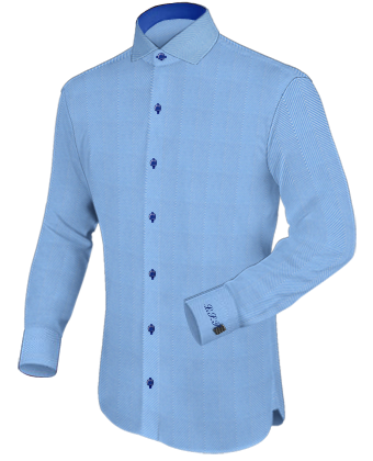 Dress Shirts 18 36 37 with Italian Collar 1 Button