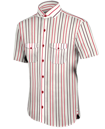 Dress Shirts For Men Under 20 Dollars with Italian Collar 1 Button