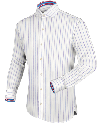Dress Shirts Thailand with Italian Collar 1 Button