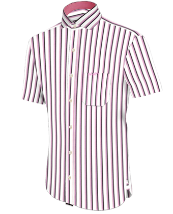 Dressshirt Italian Collar with Italian Collar 1 Button