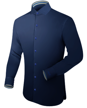 Ellagant Wing Collar Dinner Shirt with Italian Collar 1 Button