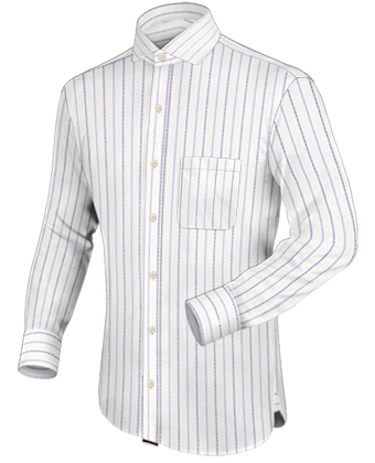 Extra Fitted Dress Shirts with Italian Collar 1 Button