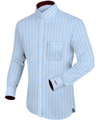 Extra Length Shirts with French Collar 1 Button