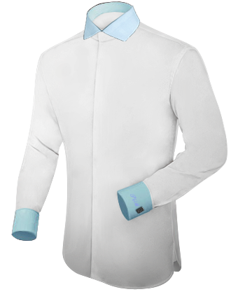 Extra Long Shirts with Italian Collar 2 Button