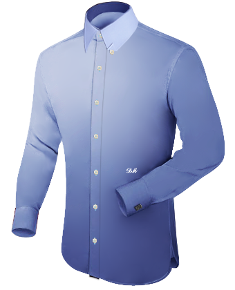 Extra Long Slim Fit Shirts with Hidden Button
