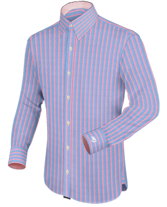 Fashion Shirts For Men with French Collar 1 Button