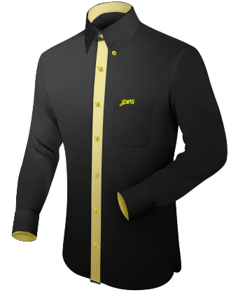 Fat Boy Dress Shirts with Hidden Button